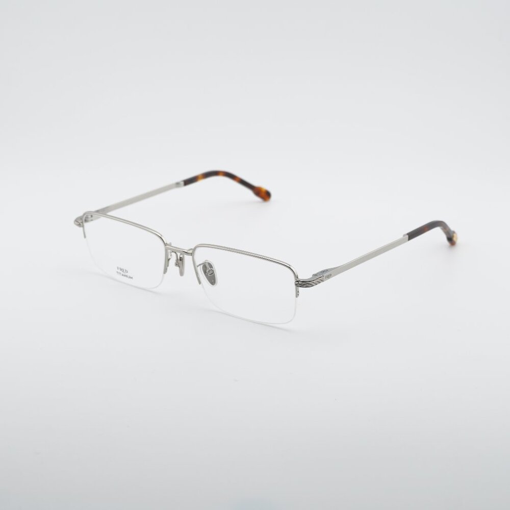 Fred FG50024U 016 Eyeglasses Palladium 55mm Rectangle Frame